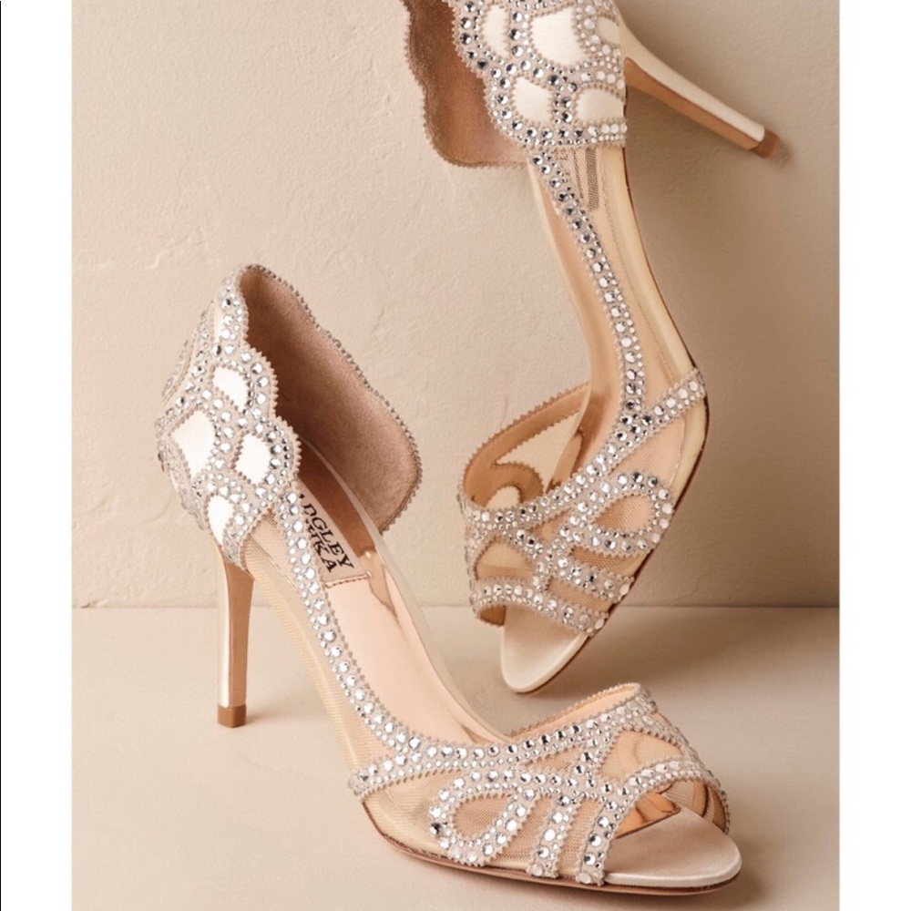 Badgley Mischka Marla Peep Toe High heels